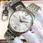 AAA Quality Clone Longines White Dial Stainless Steel Automatic Watch
